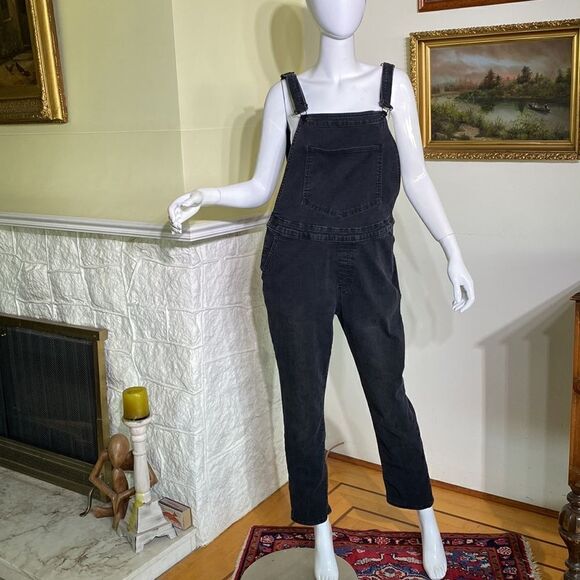 Urban Outfitters BDG Black Stretch Denim Overalls - Picture 2 of 15